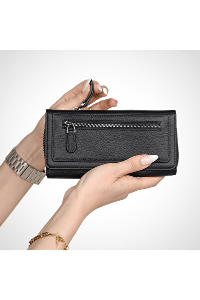 Store Kadın Cüzdan Hakiki Deri – Fermuarlı, Manyetik Kapaklı, İsim Yazılı, Kişiye Özel Hediyelik Cüzdan