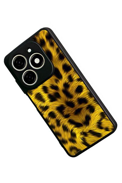 TECNO حافظة Spark 20C متوافقة مع اللون الأسود غير اللامع - سيليكون ناعم، واقي، غطاء ممتص للصدمات