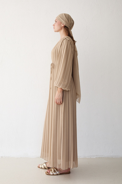 Melike Tatar Φόρεμα με πιέτες με σάλι 32-2379