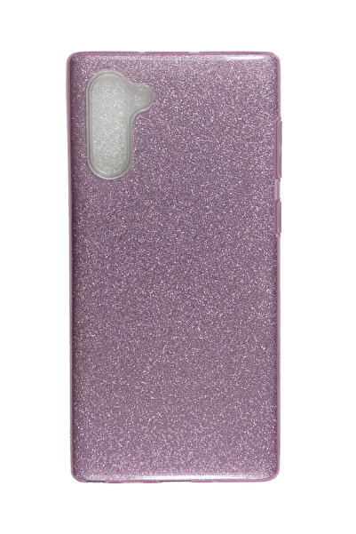 OEM Θήκη συμβατή με Samsung Galaxy Note 10, σιλικόνη με γκλίτερ, μοβ