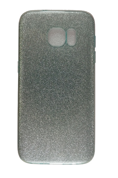 OEM Carcasă compatibilă cu Samsung Galaxy S7, silicon cu sclipici, albastru d...