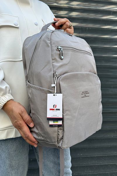 Just Polo Water Resistant Parachute Fabric Backpack (School, Paperwork, Computer, Laptop Bag)