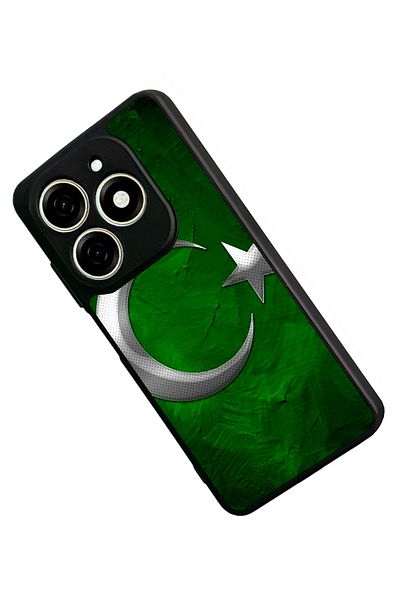 TECNO حافظة Spark 20 Matte Black المتوافقة - سيليكون ناعم، واقي، غطاء ممتص للصدمات