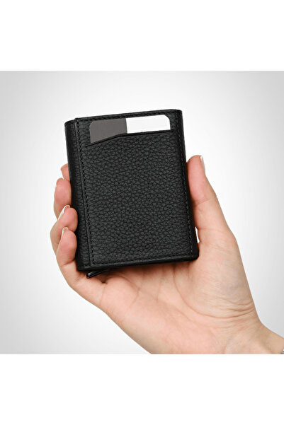 Store Mekanizmalı Cüzdan – İsim Yazılı, Kişiye Özel, Hakiki Deri