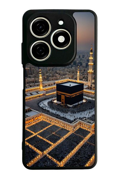 TECNO حافظة Spark 20C متوافقة مع اللون الأسود غير اللامع - سيليكون ناعم، واقي، غطاء ممتص للصدمات