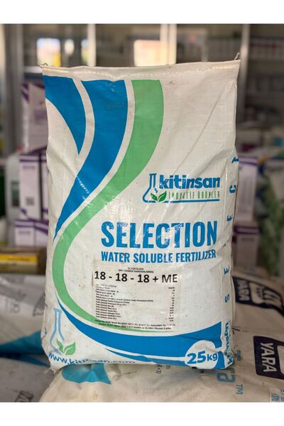 KİTİNSAN Selection 18-18-18 NPK Gübresi 25 KG