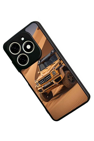 TECNO حافظة Spark 20C متوافقة مع اللون الأسود غير اللامع - سيليكون ناعم، واقي، غطاء ممتص للصدمات