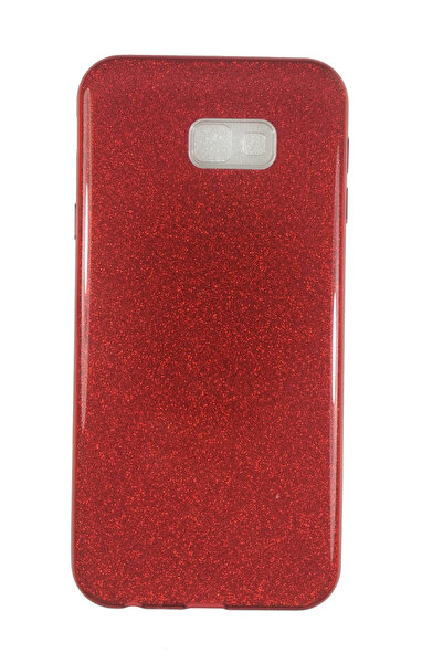 OEM Θήκη συμβατή με Samsung Galaxy J4 Plus, Glitter Silicone, Κόκκινο