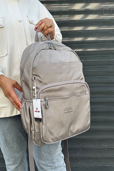Just Polo Water Resistant Parachute Fabric Backpack (School, Paperwork, Computer, Laptop Bag)