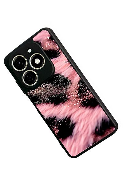 TECNO حافظة Spark 20 Matte Black المتوافقة - سيليكون ناعم، واقي، غطاء ممتص للصدمات