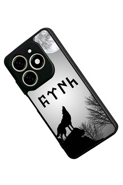 TECNO حافظة Spark 20 Matte Black المتوافقة - سيليكون ناعم، واقي، غطاء ممتص للصدمات