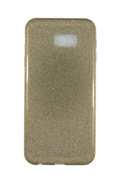 OEM Carcasă compatibilă cu Samsung Galaxy J4 Plus, silicon cu sclipici, auriu