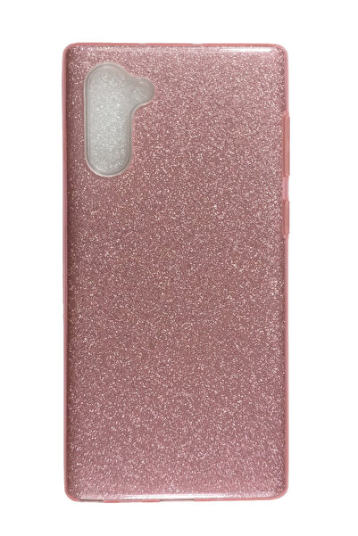 OEM Carcasă compatibilă cu Samsung Galaxy Note 10, silicon cu sclipici, roz