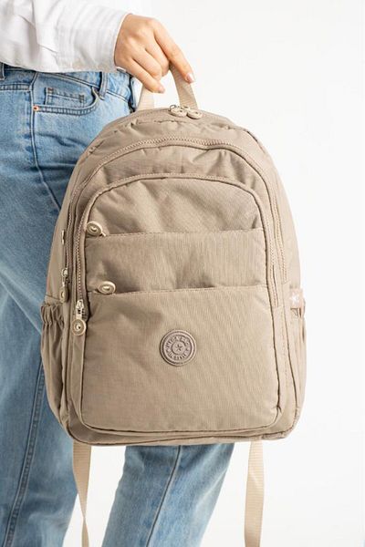 Baginn Unisex School Bag Clinker Fabric Backpack Multi-Pocket Lightweight Rainproof 42*30 cm