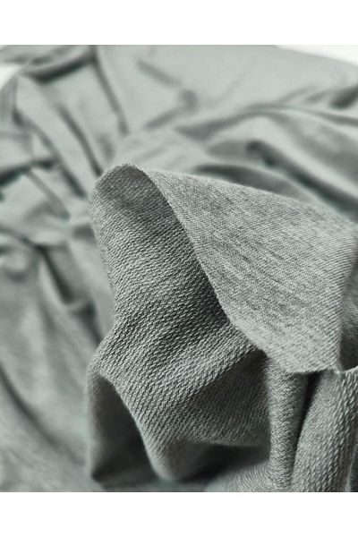 Kumaş Parça Thin Two Thread Combed Cotton in Crushed Gray Color (Width 180 cm X Length 130 cm)