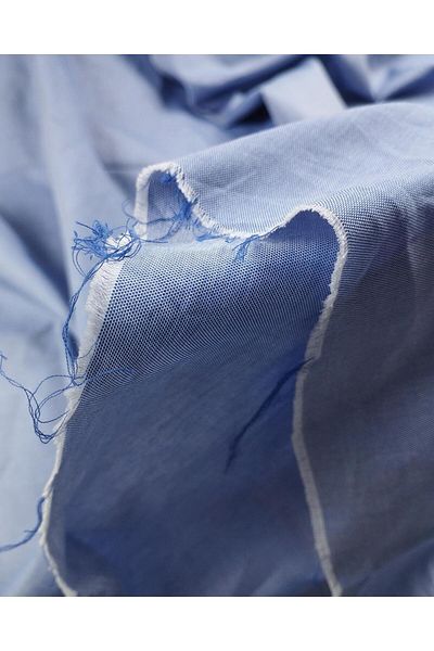 Kumaş Parça Cotton Webbing in Light Blue Color (Width 150 cm X Length 245 cm)