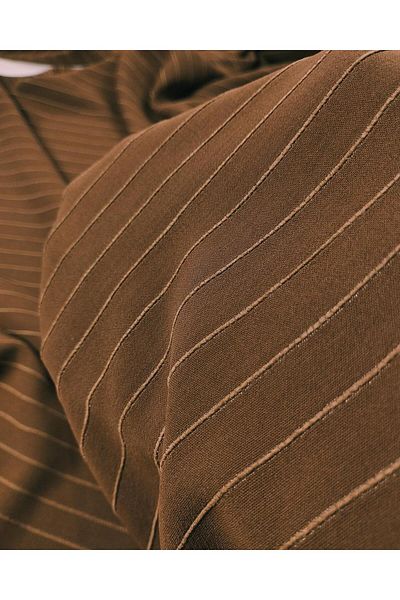 Kumaş Parça Crepe in Coffee Cream Color (Width 150 cm X Length 350 cm)