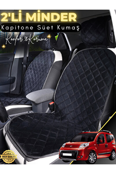 stiloto وسادة مقعد سيارة من جلد الغزال من فيات فيورينو، قطعتان |   حماية كامل...