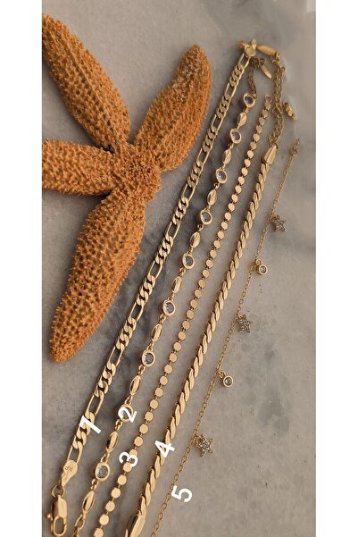 xUPING 1Nolu Figaro Model Bileklik Kararmaz 14K Rengindedir 20cm