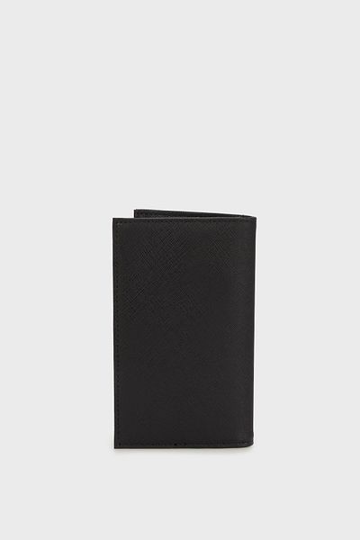 Emporio Armani Leather Wallet with Logo Men's Wallet Em002544 Af13805 Uc001