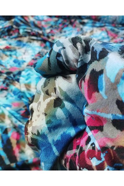 Kumaş Parça Viscose Combed Cotton in Pastel Colors (Width 150 cm X Length 250 cm)