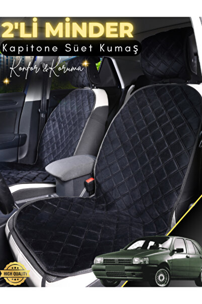 stiloto وسادة مقعد سيارة من جلد الغزال مكونة من قطعتين متوافقة مع Tofaş Tempr...