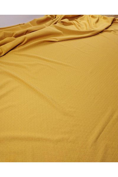 Kumaş Parça Knitted in Dark Yellow (Width 190 cm X Length 260 cm)