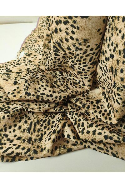 Kumaş Parça Leopard Pattern Jersey (Width 130 cm X Length 260 cm)