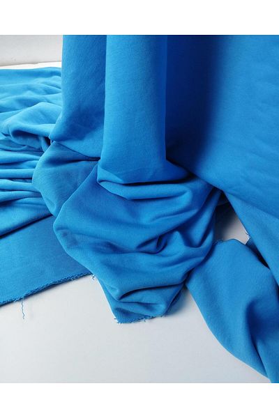 Kumaş Parça Two Thread Combed Cotton in Blue Color (Width 180 cm X Length 160 cm)