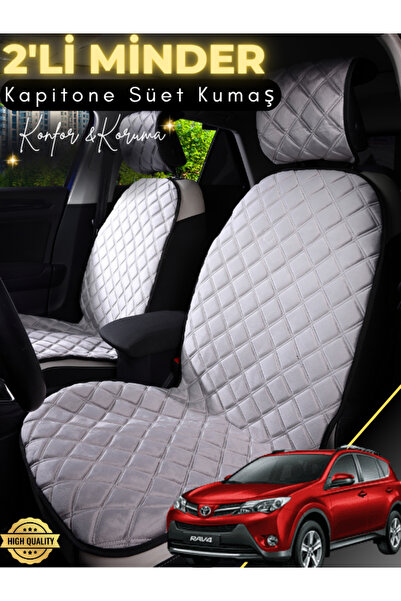 Generic Brand Toyota Rav 4 Compatible 2-Piece Suede Auto Seat Cushion |   Ant...
