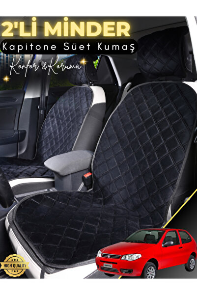 stiloto وسادة مقعد سيارة من جلد الغزال مكونة من قطعتين متوافقة مع فيات باليو ...