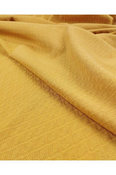 Kumaş Parça Knitted in Dark Yellow (Width 190 cm X Length 260 cm)