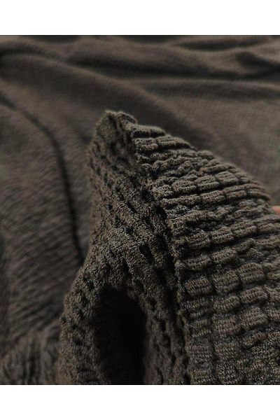 Kumaş Parça Knitted between Knitwear Jersey in Bitter Brown Color (Width 130 cm X Length 200 cm)