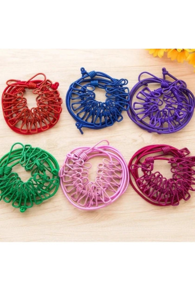 mucit home Αντιανεμικός φορητός σχοινί ρούχων εξωτερικού χώρου