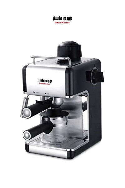 HOME MASTER Cappuccino and Espresso Maker 240ml - HM-931, Stainless Steel