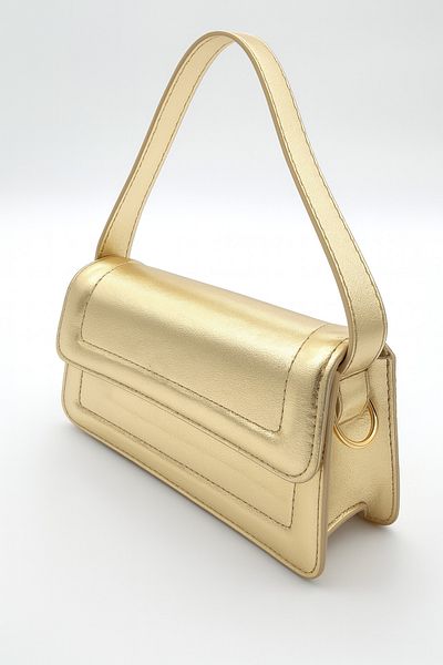 Silblack Faux Leather Shoulder and Hand Bag – Stylish Design, Double Strap Model Suitable for Daily Use
