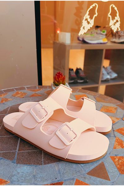 Lemoors Scarlet Powder Pink Color Inside and Above Eva Sole Rubber Daily Slippers Suitable for Beach Use