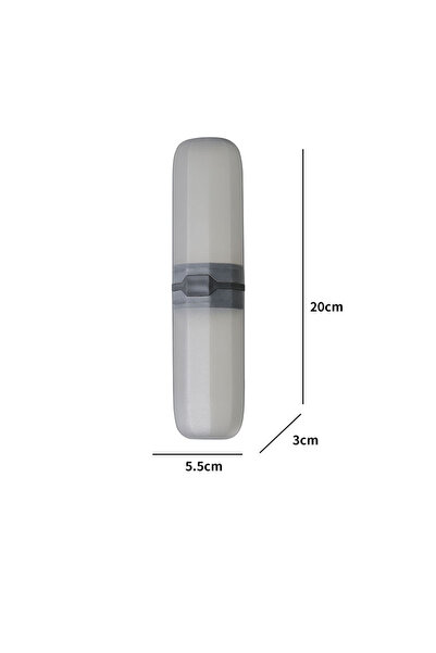 Choice حافظة حامل معجون الأسنان المحمول باللون الأسود على شكل حرف C، حافظة تخزين للسفر والتخييم