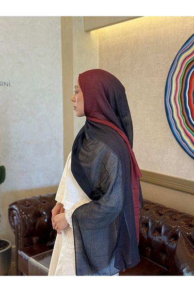 Modakaşmir شال القمر بنمط التدرج المتوهج