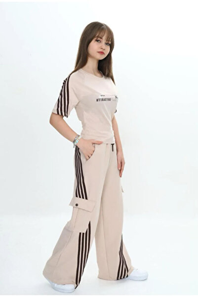 Joui Co Fete Copii cargo Buzunare Fete Două piese Treninguri Set Pantaloni și...