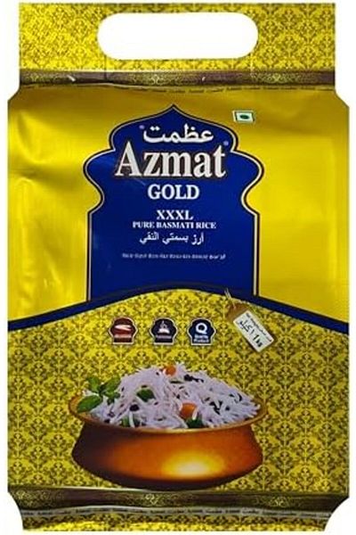 Azmat Gold Steam Basmati Rice XXXL - 1 kg Pack