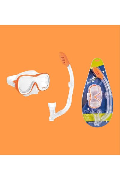 Intex AquaFlow Youth Snorkel & Mask Set – Ages 8+