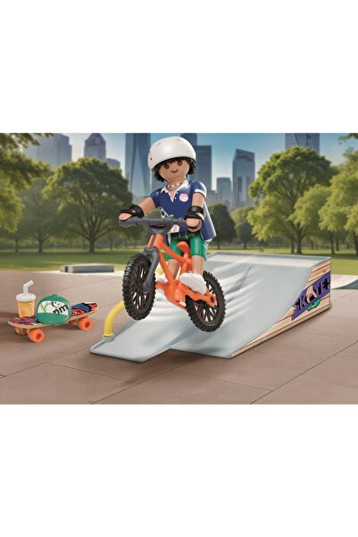 Playmobil - Promo Pack Skater figurine ramp