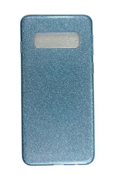 OEM Carcasă compatibilă cu Samsung Galaxy S10 Plus, silicon cu sclipici, alba...