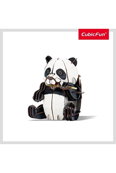 Cubic Fun - Wild Animals 3D Puzzle Panda 55 pieces