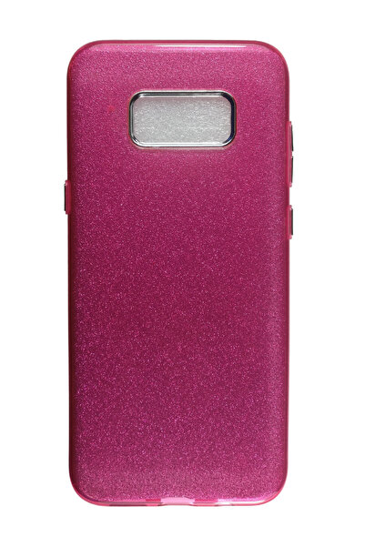 OEM Θήκη συμβατή με Samsung Galaxy S8 Plus, Glitter Silicone, Frame, Pink