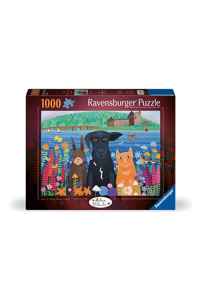 RAVENSBURGER - Animal puzzle at Eilean Donan Castle 1000 pieces