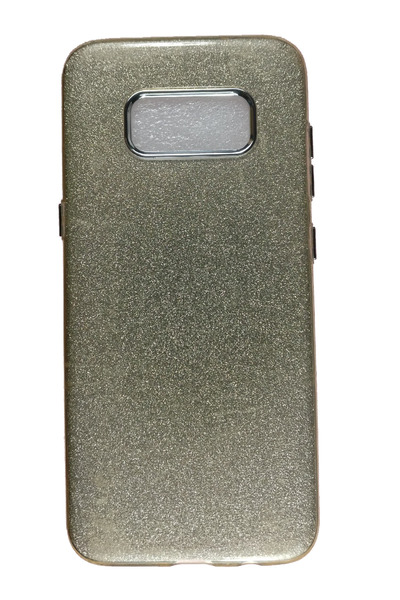 OEM Θήκη συμβατή με Samsung Galaxy S8, Glitter Silicone, Frame, Gold