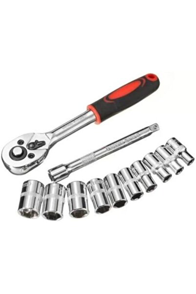 Generic RAVARIYA GRAPHICS TAT 12 pcs 1/2" DR Socket Wrench Set Chrome Vanadium