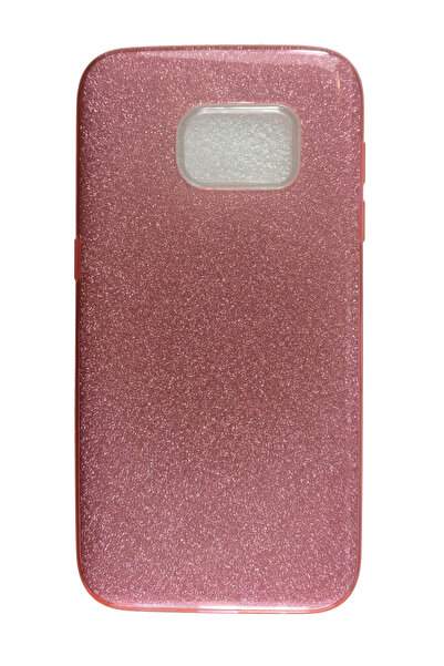 OEM Carcasă compatibilă cu Samsung Galaxy S7, silicon cu sclipici, roz